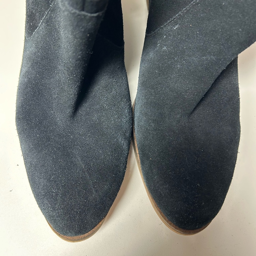 Cole Haan Black Suede Boots - Picture 4 of 6